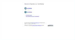 Desktop Screenshot of netmeeting.pragmatics.com